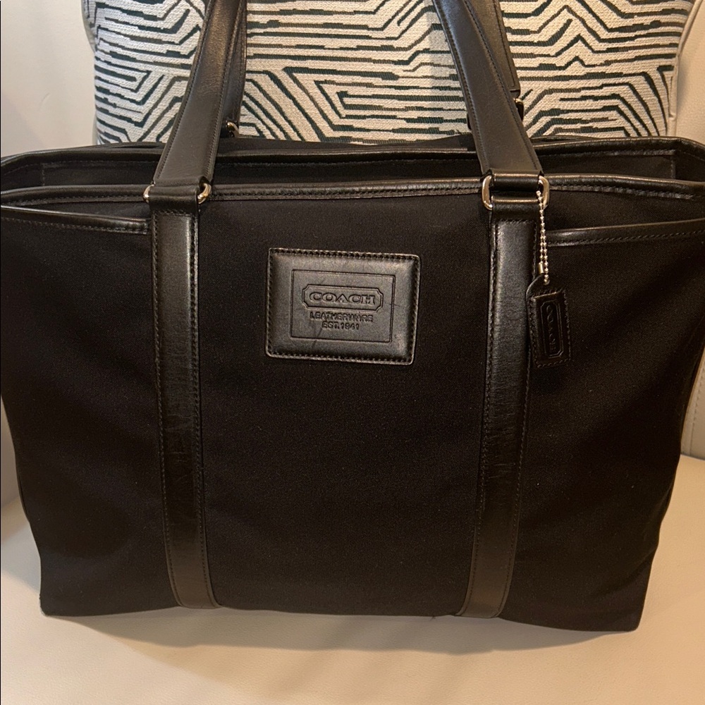 Coach Hampton Legacy X Large Canvas & Leather Tote - Picture 4 of 16